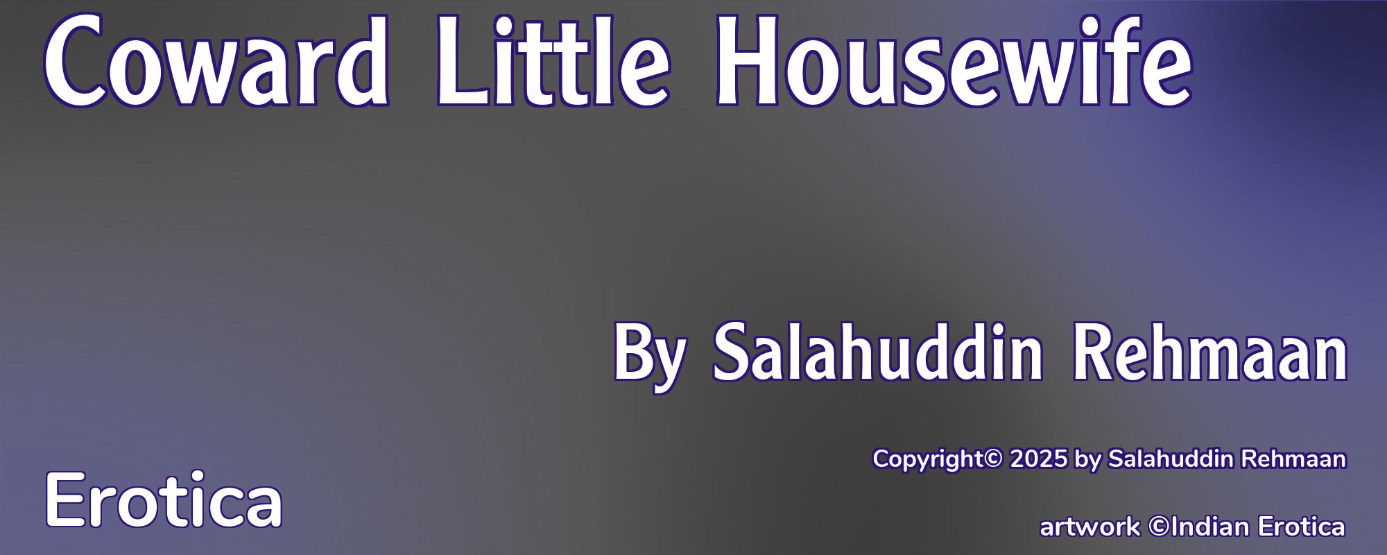Coward Little Housewife - Cover