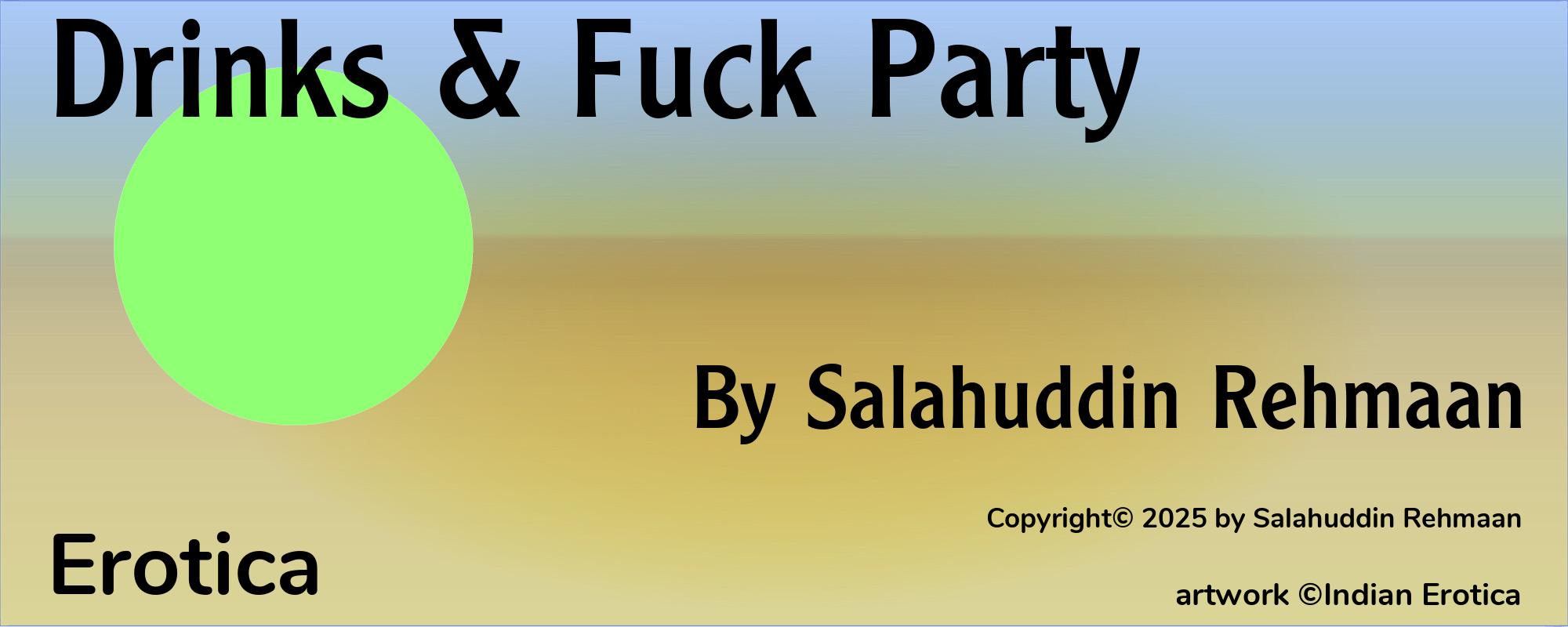 Drinks & Fuck Party - Cover