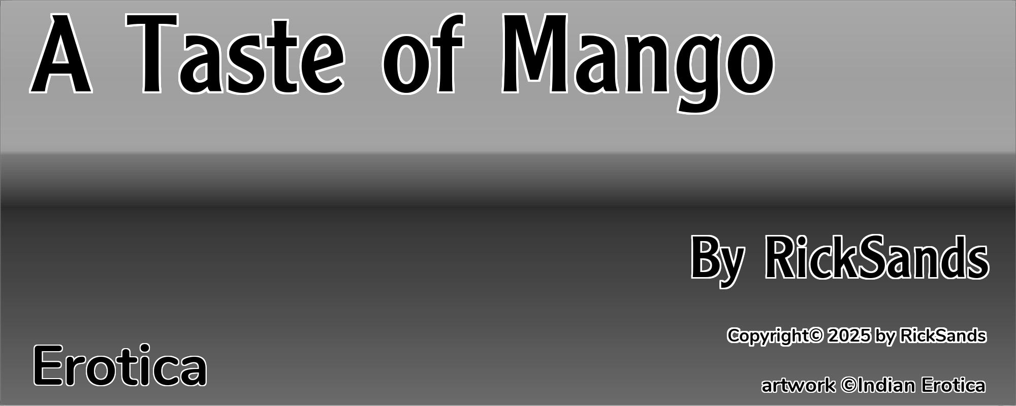A Taste of Mango - Cover