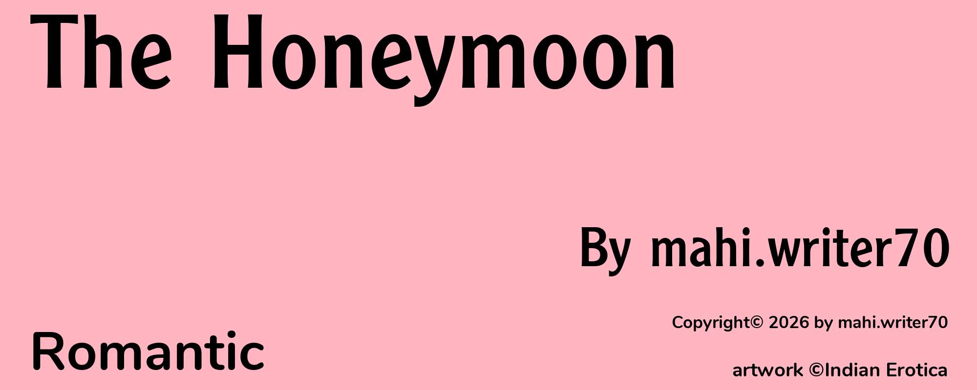 The Honeymoon - Cover