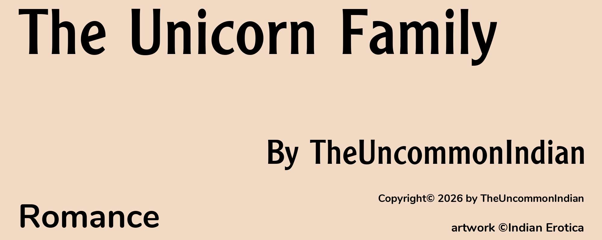 The Unicorn Family - Cover