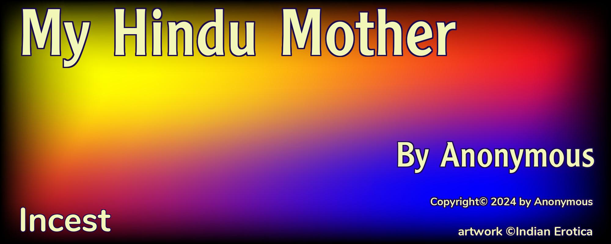 My Hindu Mother - Cover