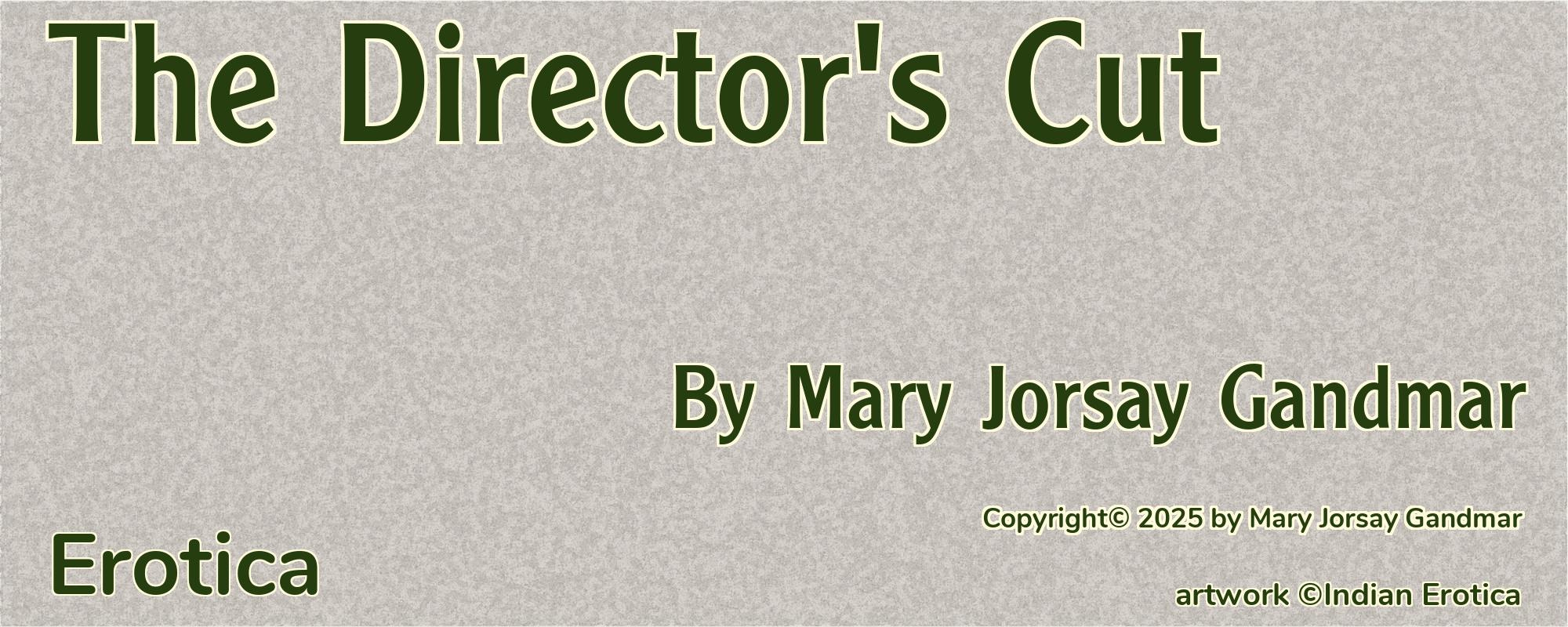 The Director's Cut - Cover
