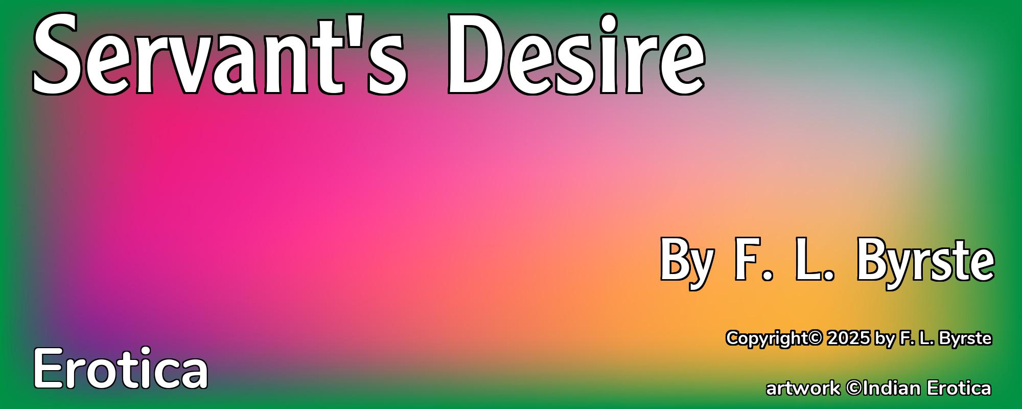 Servant's Desire - Cover