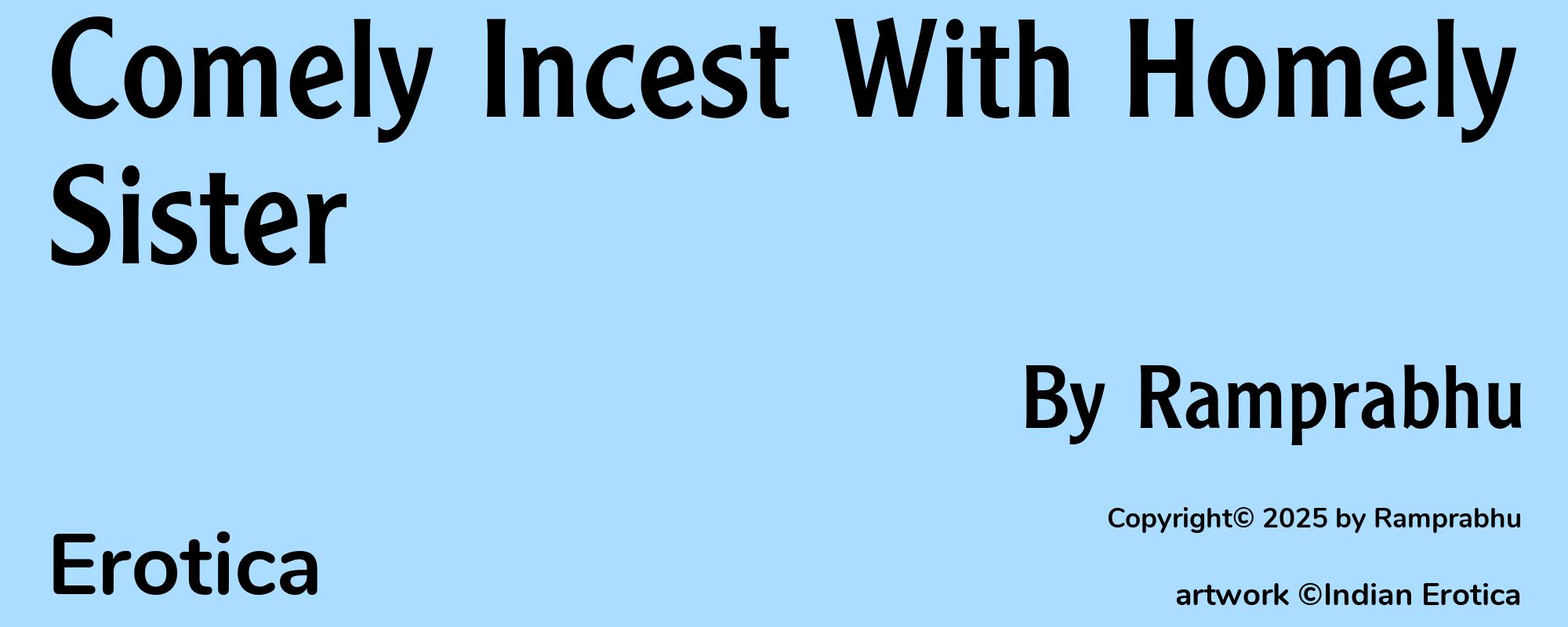 Comely Incest With Homely Sister - Cover