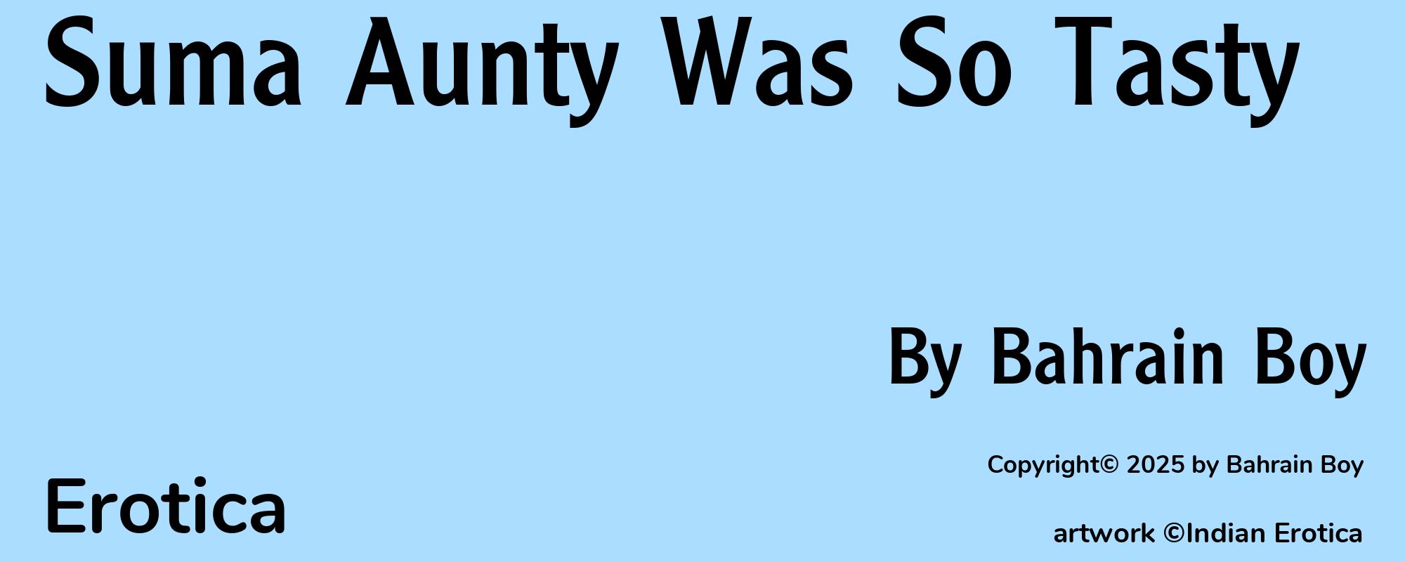 Suma Aunty Was So Tasty - Cover