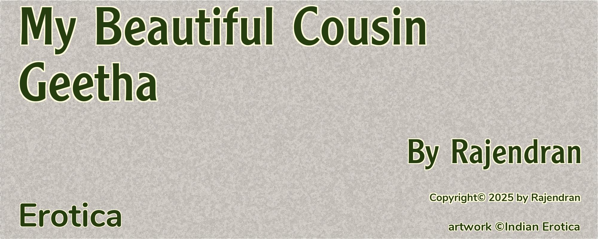 My Beautiful Cousin Geetha - Cover